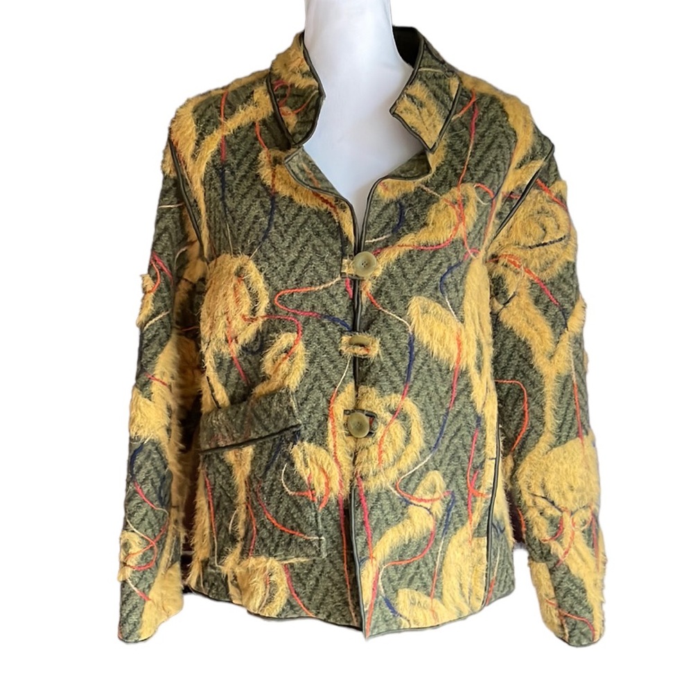 Treadle Design Wool Blend Jacket XS